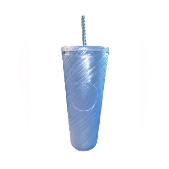 Starbucks Other - Starbucks Blue Tumbler with Straw